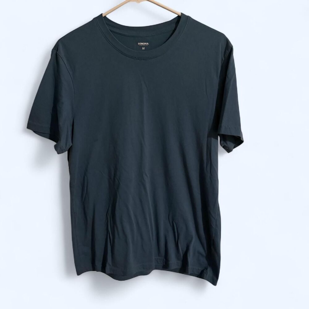 Sonoma Tee Mens M Blue Supersoft Everyday Crewneck